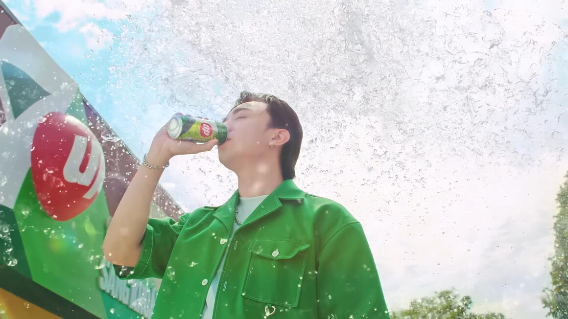 7up is Super, super Refreshing